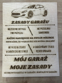 Tabliczka "Zasady Garażu"